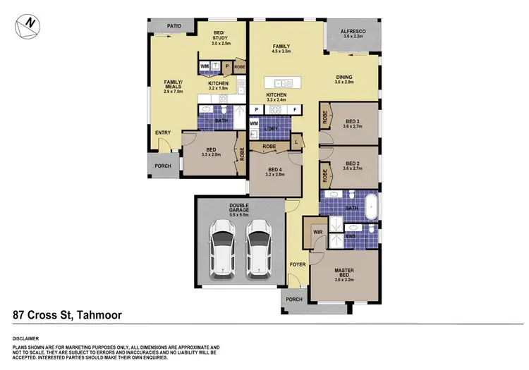Floorplan of Homely house listing, 87 and 87a Cross Street, Tahmoor NSW 2573