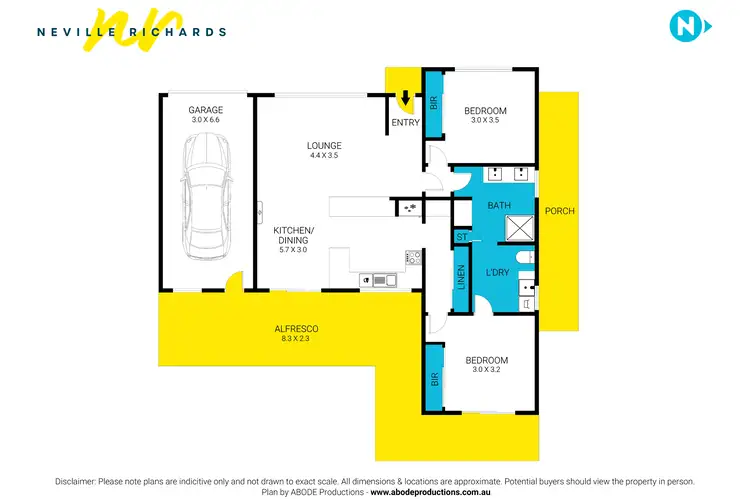 Floorplan of Homely unit listing, 17 Gellibrand Street, Portarlington VIC 3223