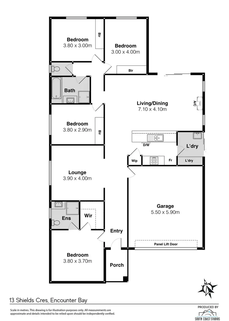 Floorplan of Homely house listing, 13 Shields Crescent, Encounter Bay SA 5211