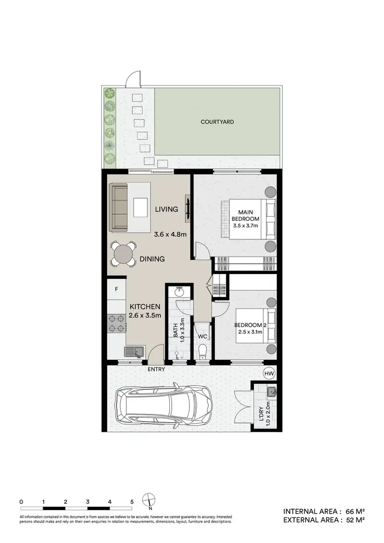 Floorplan of Homely apartment listing, 5/14 Regent Street, Hyde Park QLD 4812