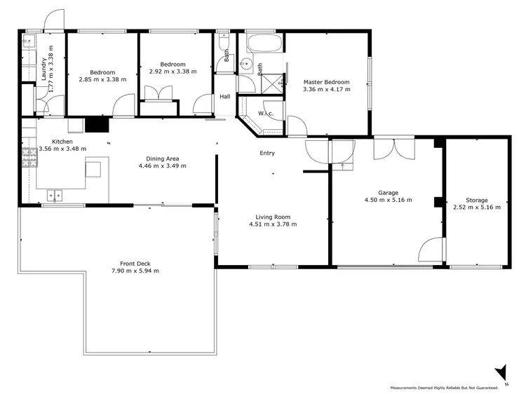 Floorplan of Homely house listing, 7 Rosella Crescent, Healesville VIC 3777