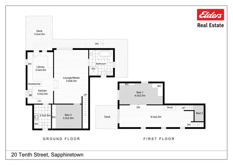 Floorplan of Homely house listing, 20 Tenth Street, Sapphiretown SA 5222