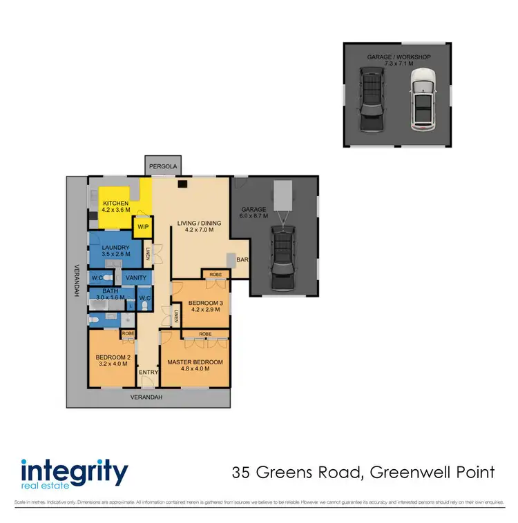 Floorplan of Homely rural property listing, 35 Greens Road, Greenwell Point NSW 2540