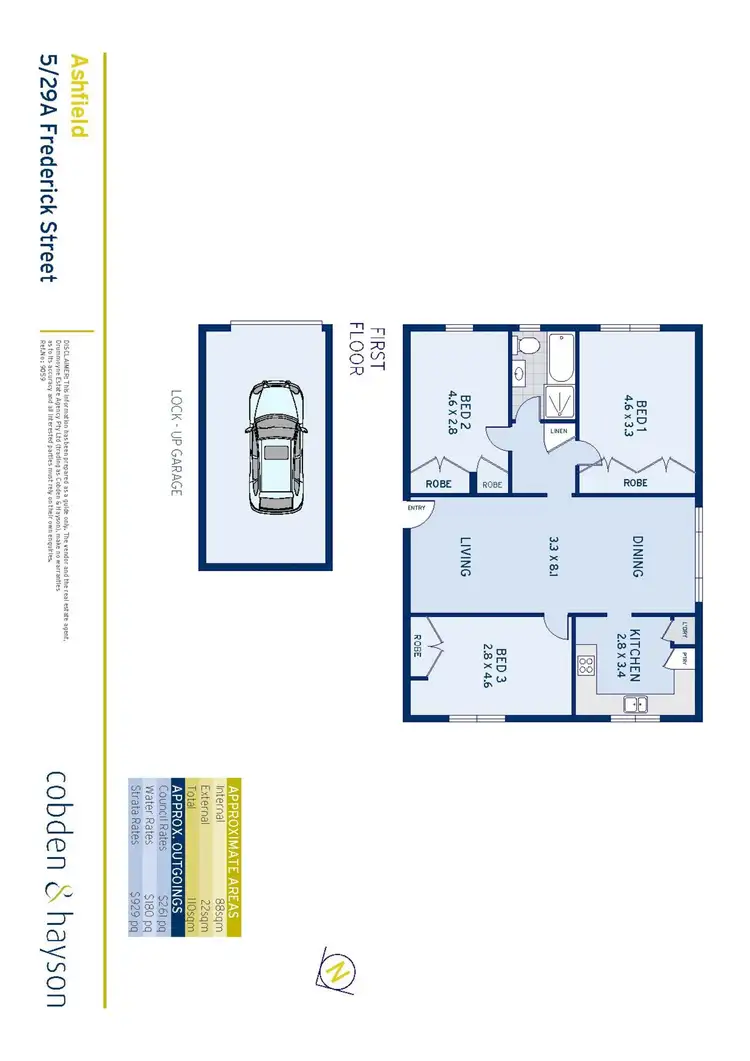 Floorplan of Homely apartment listing, 5/29a Frederick Street, Ashfield NSW 2131