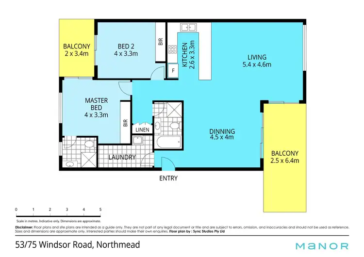 Floorplan of Homely apartment listing, 53/75-83 Windsor Road, Northmead NSW 2152