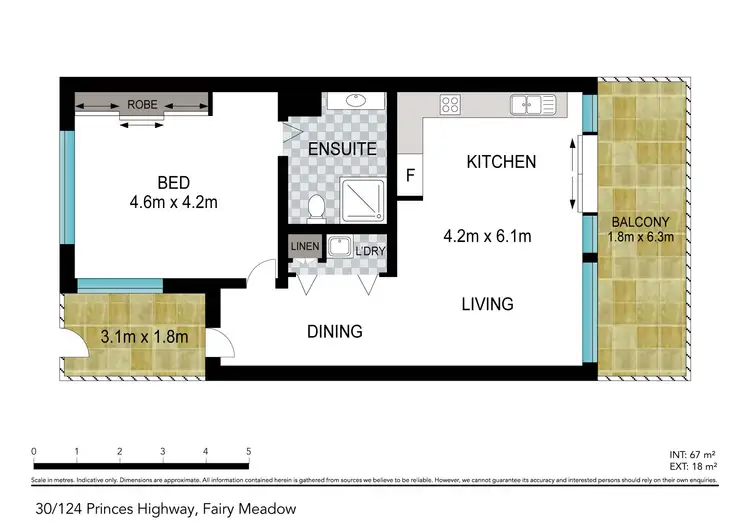 Floorplan of Homely unit listing, 30/124 Princes Highway, Fairy Meadow NSW 2519