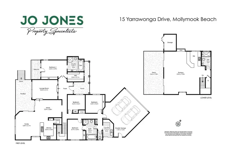 Floorplan of Homely house listing, 15 Yarrawonga Drive, Mollymook Beach NSW 2539