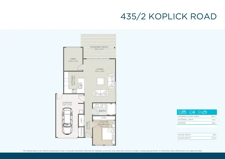Floorplan of Homely retirement listing, 435/2 Koplick Road, Chambers Flat QLD 4133