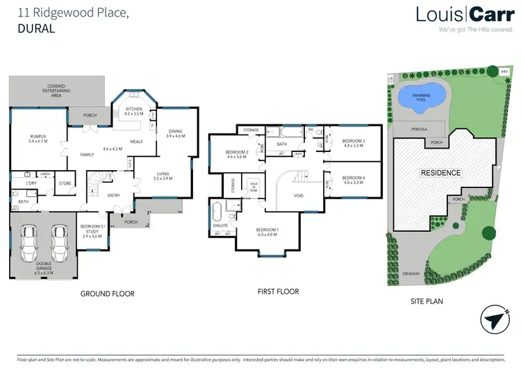 Floorplan of Homely house listing, 11 Ridgewood Place, Dural NSW 2158