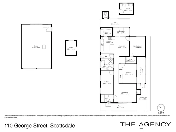 Floorplan of Homely house listing, 110 George Street, Scottsdale TAS 7260