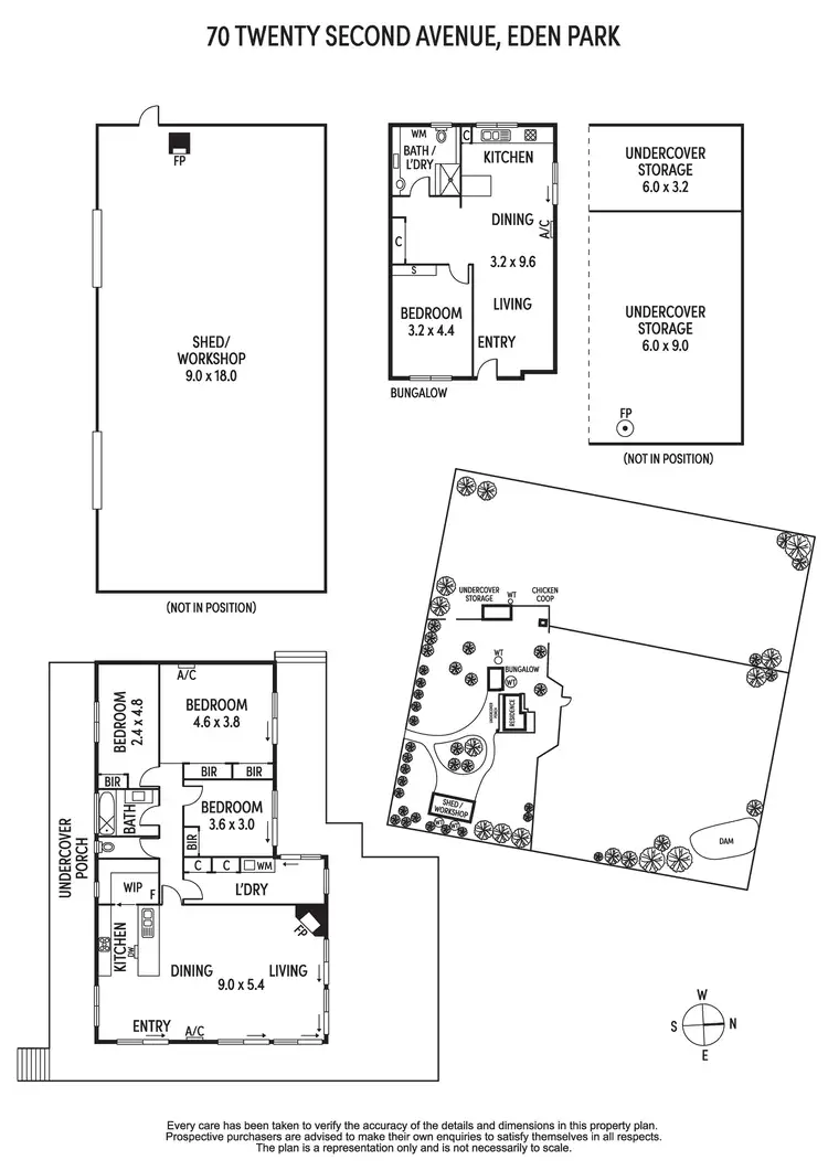 Floorplan of Homely house listing, 70 Twenty Second Avenue, Eden Park VIC 3757