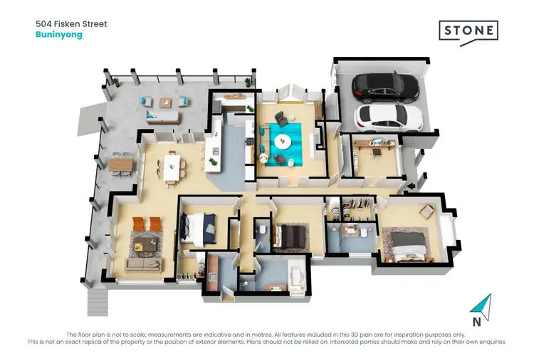 Floorplan of Homely house listing, 504 Fisken Street, Buninyong VIC 3357