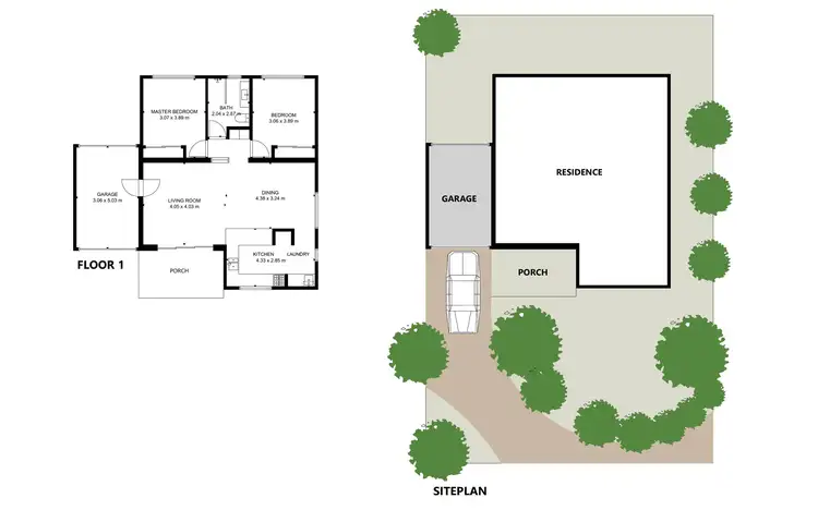 Floorplan of Homely villa listing, 2/5-6 Seary Close, Whitfield QLD 4870