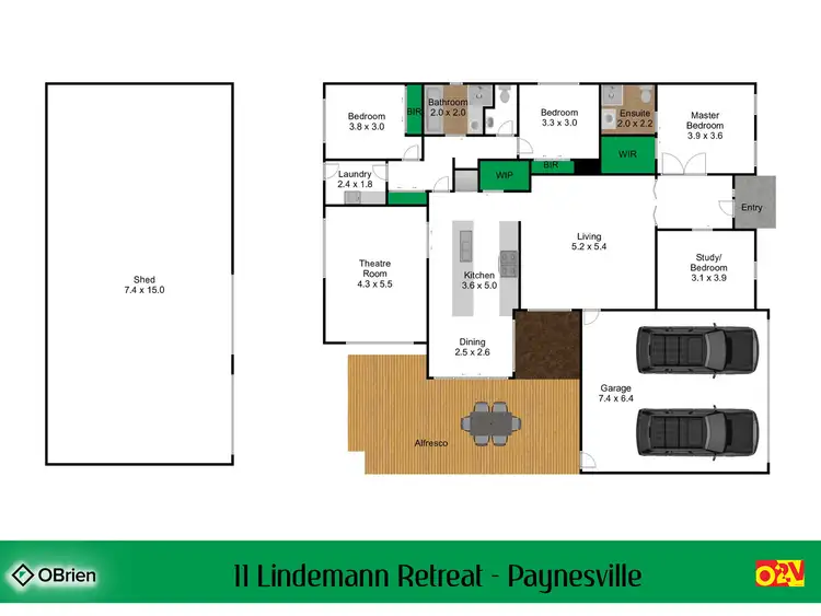 Floorplan of Homely house listing, 11 Lindemann Retreat, Paynesville VIC 3880