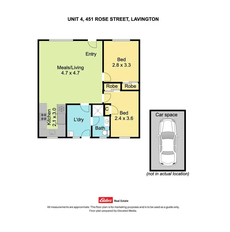 Floorplan of Homely block of units listing, 1-5/307 Vickers Road, Lavington NSW 2641