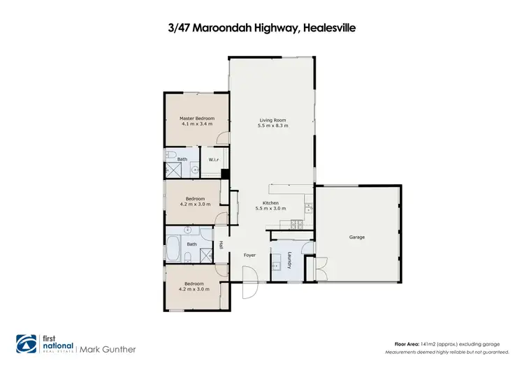 Floorplan of Homely townhouse listing, 3/47 Maroondah Highway, Healesville VIC 3777