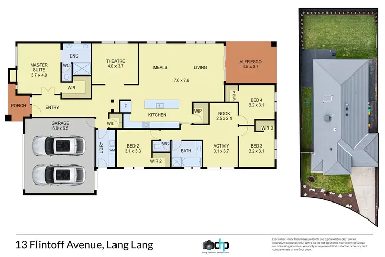 Floorplan of Homely house listing, 13 Flintoff Avenue, Lang Lang VIC 3984