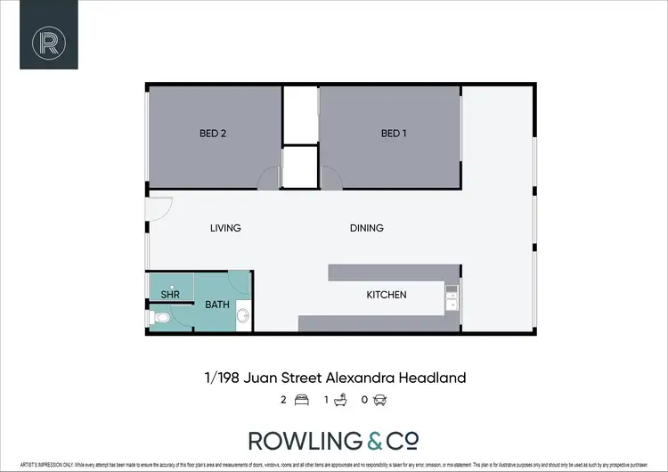 Floorplan of Homely unit listing, 1/19 Juan Street, Alexandra Headland QLD 4572