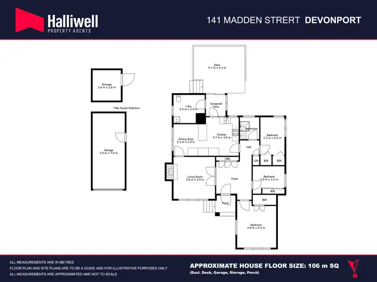 Floorplan of Homely house listing, 141 Madden Street, Devonport TAS 7310