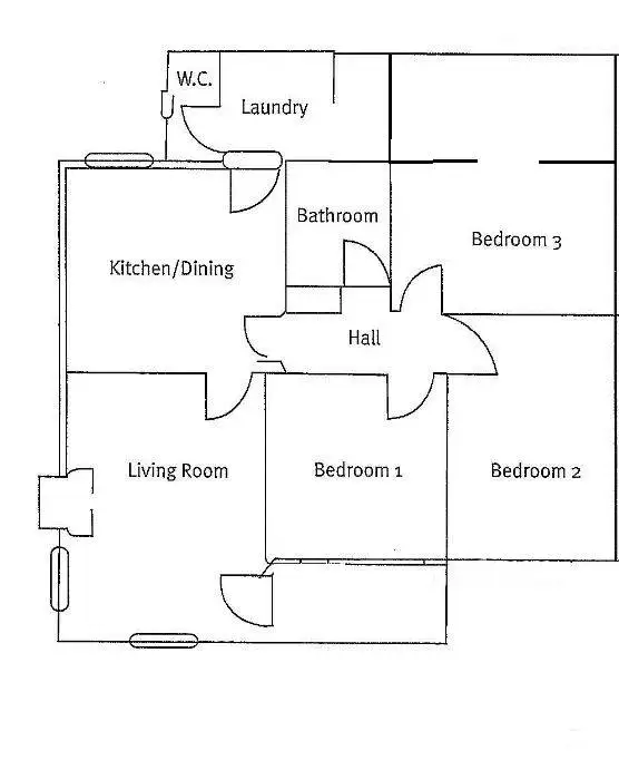 Floorplan of Homely semi-detached listing, 3 Shard Crescent, Whyalla Stuart SA 5608