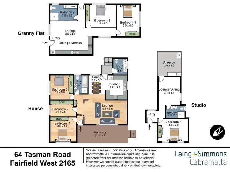 Floorplan of Homely house listing, 64 & 64A Tasman Parade, Fairfield West NSW 2165