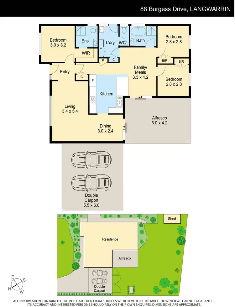 Floorplan of Homely house listing, 88 Burgess Drive, Langwarrin VIC 3910