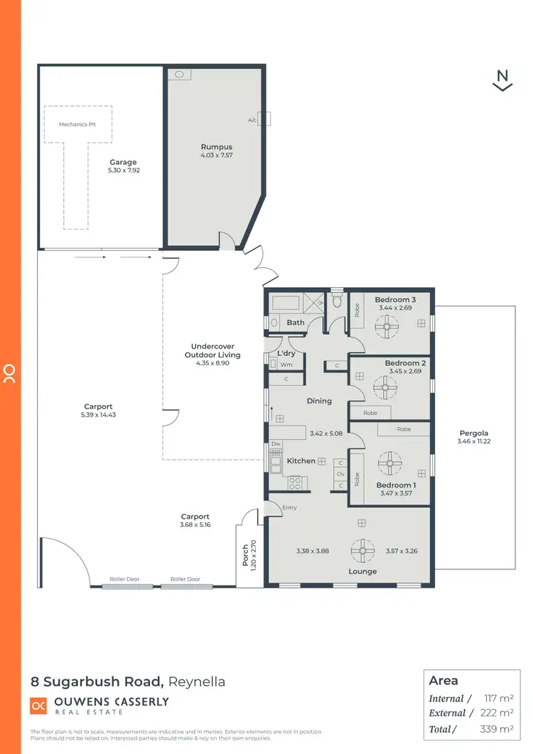 Floorplan of Homely house listing, 8 Sugarbush Road, Reynella SA 5161