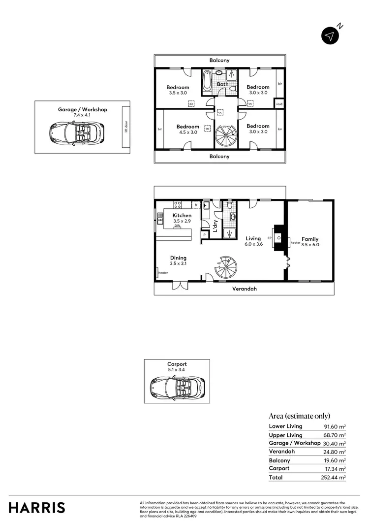 Floorplan of Homely house listing, 35 Second Avenue, Bridgewater SA 5155