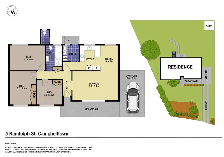 Floorplan of Homely house listing, 5 Randolph St, Campbelltown NSW 2560