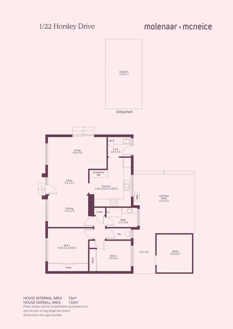 Floorplan of Homely villa listing, 1/22 Horsley Drive, Horsley NSW 2530