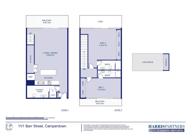 Floorplan of Homely unit listing, 11/1 Barr Street, Camperdown NSW 2050