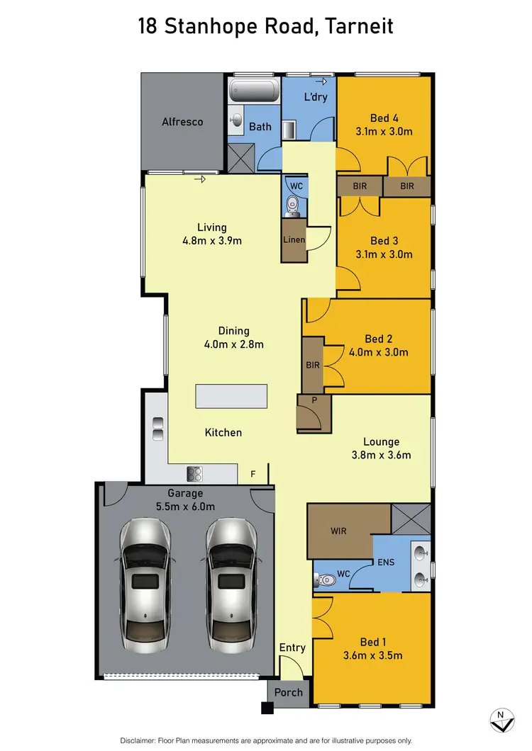Floorplan of Homely house listing, 18 Stanhope Road, Tarneit VIC 3029