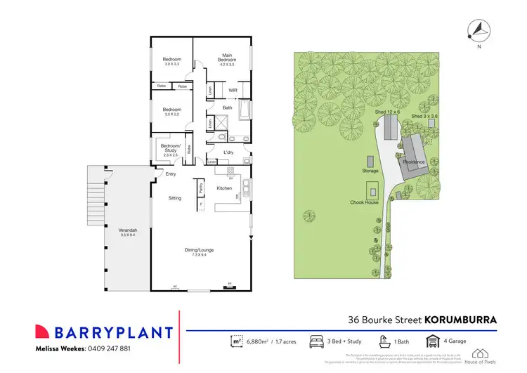 Floorplan of Homely house listing, 36 Bourke Street, Korumburra VIC 3950