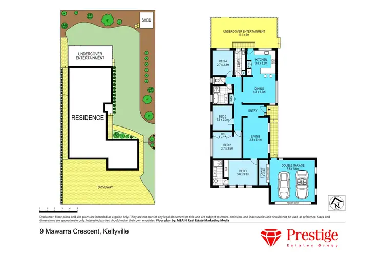 Floorplan of Homely house listing, 9 Mawarra Crescent, Kellyville NSW 2155