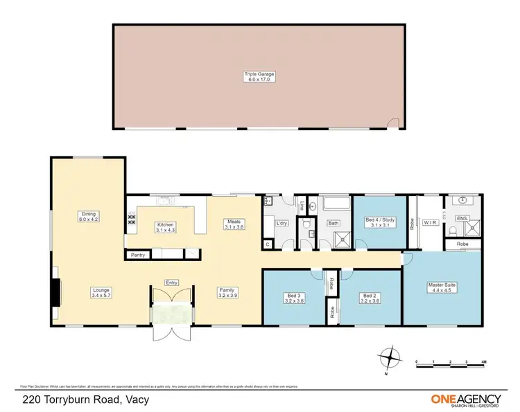 Floorplan of Homely rural property listing, 220 Torryburn Road, Vacy NSW 2421