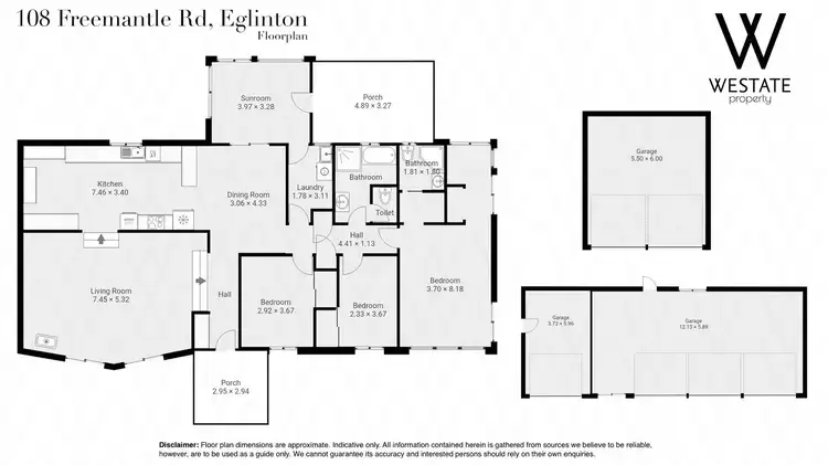 Floorplan of Homely house listing, 108 Freemantle Road, Eglinton NSW 2795