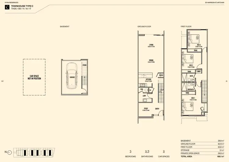 Floorplan of Homely house listing, 11/20 Harrison Street, Mitcham VIC 3132