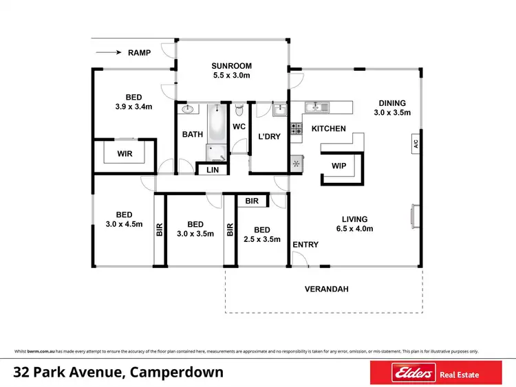 Floorplan of Homely house listing, 32 Park Avenue, Camperdown VIC 3260