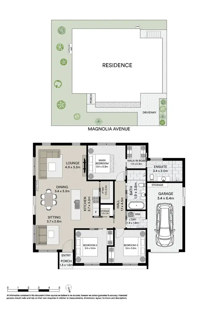 Floorplan of Homely house listing, 34 Magnolia Avenue, Latrobe TAS 7307