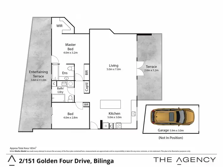 Floorplan of Homely apartment listing, 2/151 Golden Four Drive, Bilinga QLD 4225
