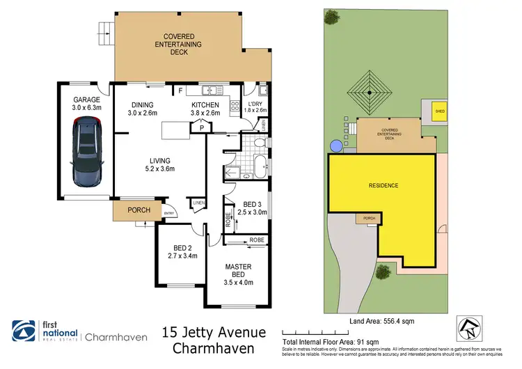Floorplan of Homely house listing, 15 Jetty Avenue, Charmhaven NSW 2263