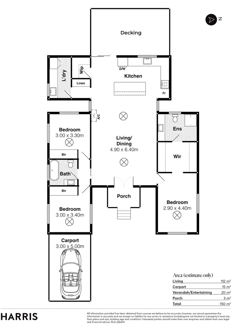 Floorplan of Homely house listing, 21 Somers Road, Victor Harbor SA 5211