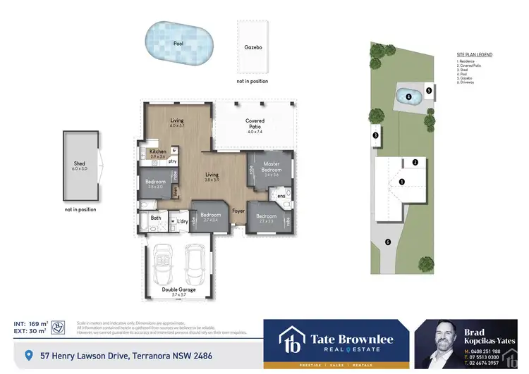 Floorplan of Homely house listing, 57 Henry Lawson Drive, Terranora NSW 2486