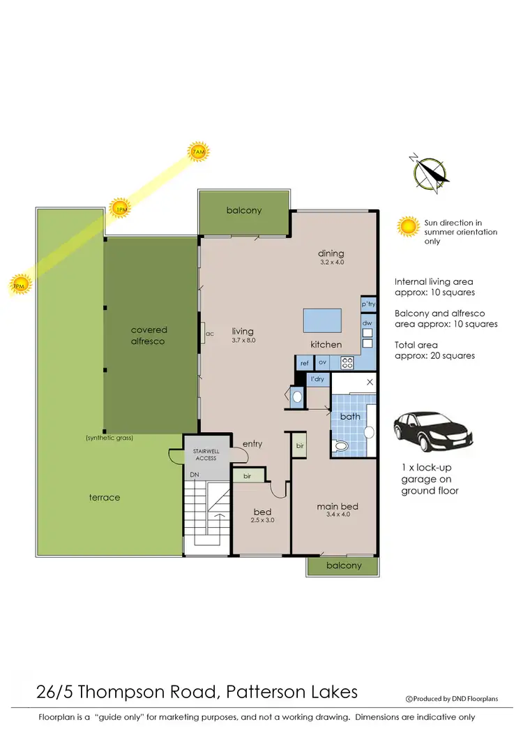 Floorplan of Homely apartment listing, 26/5 Thompson Road, Patterson Lakes VIC 3197
