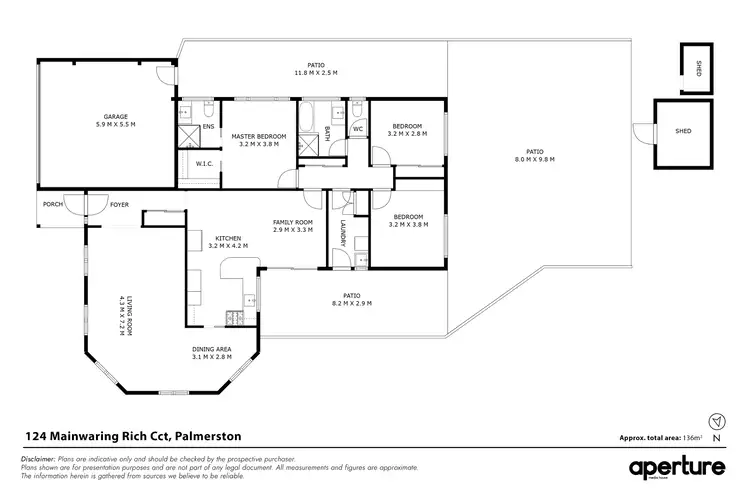 Floorplan of Homely house listing, 124 Mainwaring Rich Circuit, Palmerston ACT 2913