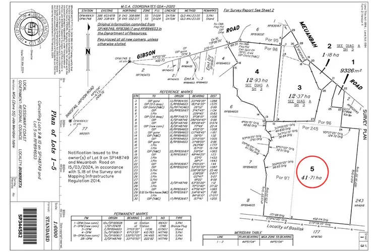 Floorplan of Homely rural property listing, Meuanbah Road, Bombeeta QLD 4871