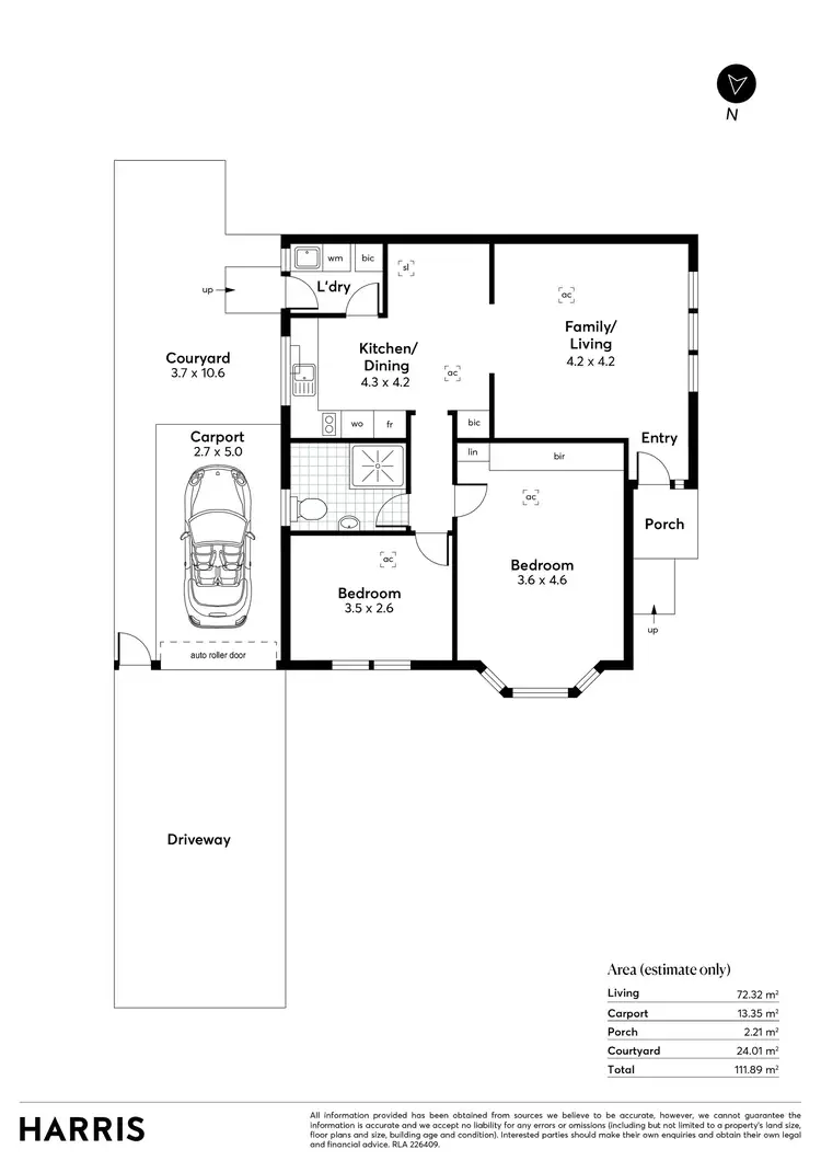 Floorplan of Homely house listing, 1/3 Ferguson Avenue, Myrtle Bank SA 5064