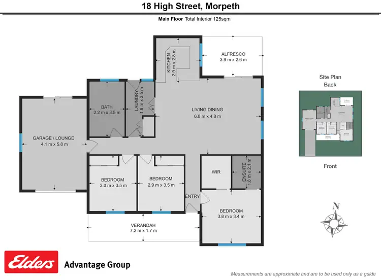 Floorplan of Homely house listing, 18 High Street, Morpeth NSW 2321