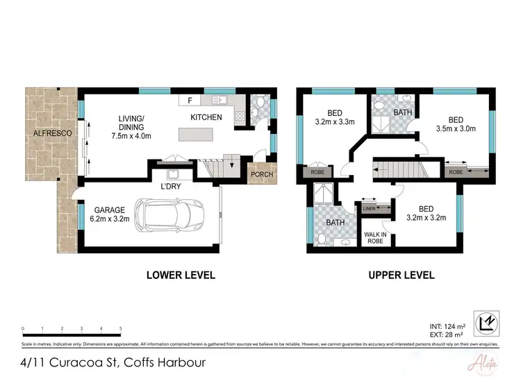 Floorplan of Homely townhouse listing, 4/11 Curacoa Street, Coffs Harbour NSW 2450