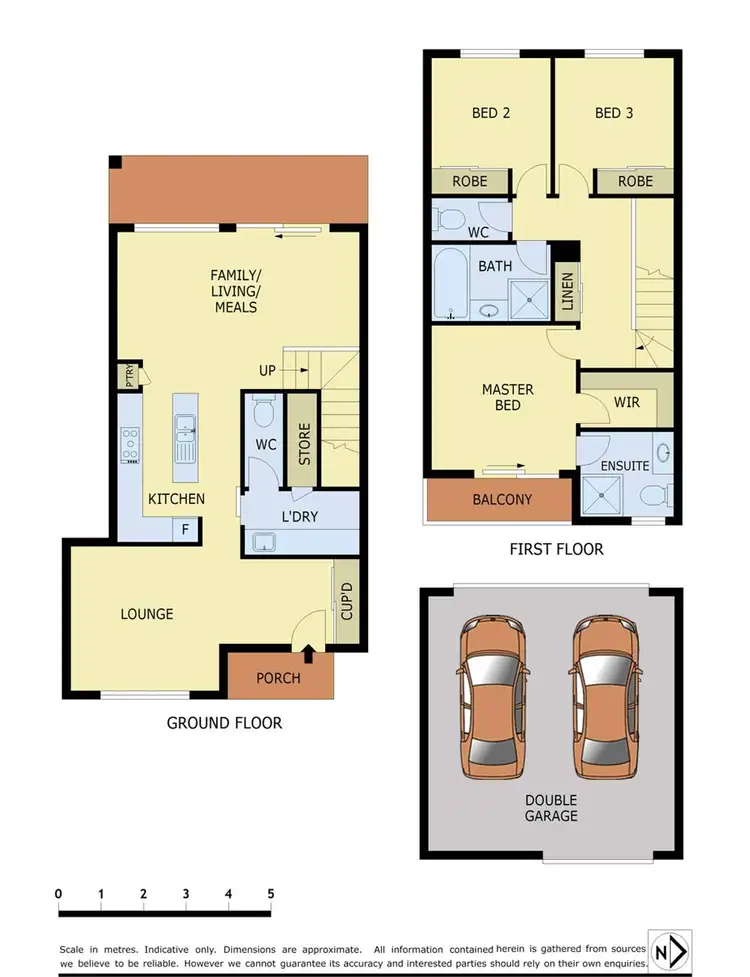 Floorplan of Homely townhouse listing, 13 Stonefox Circuit, Clyde North VIC 3978